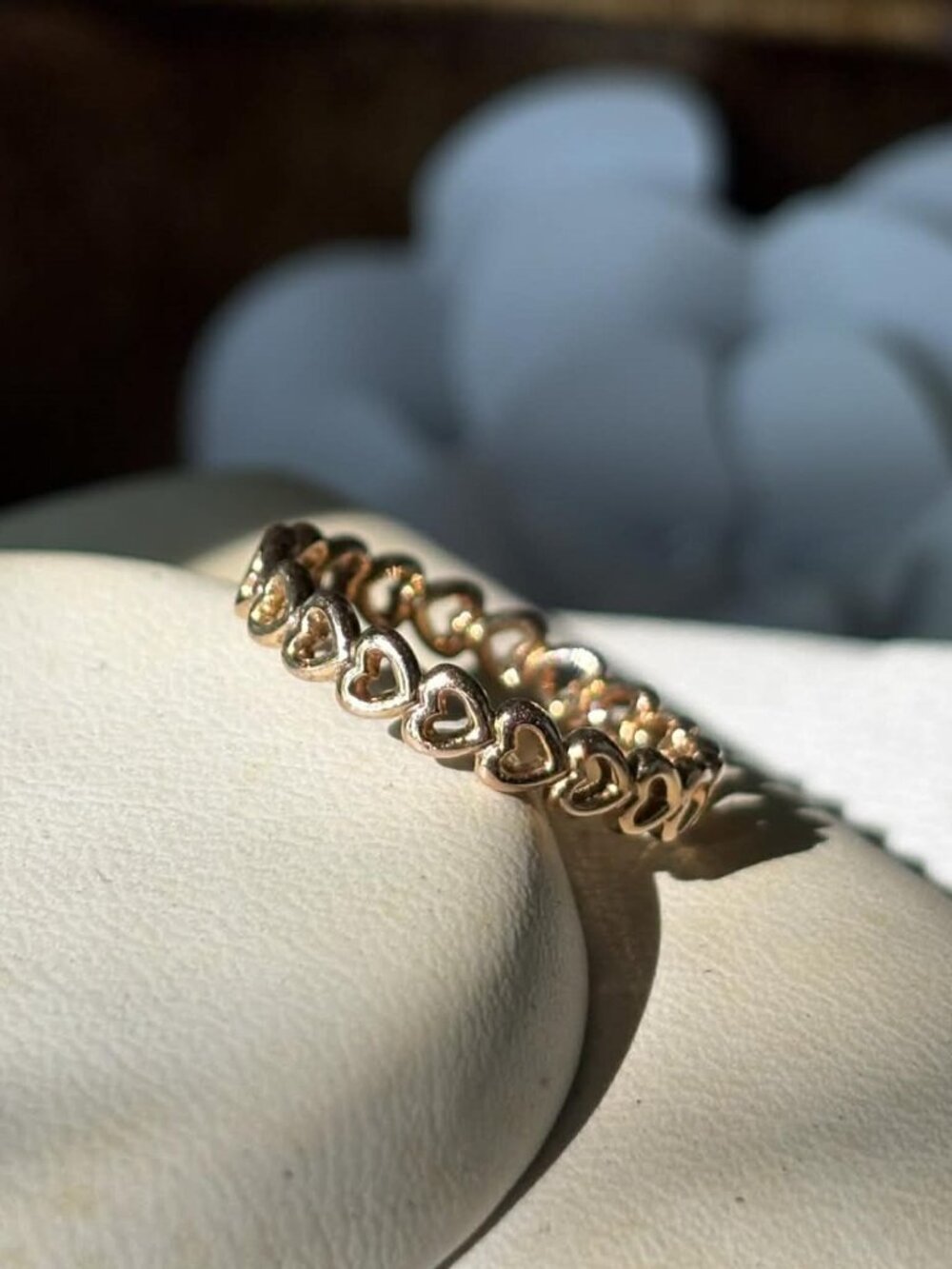 PANDORA Rose Gold Openwork Heart Ring - Size 6 (52) - 45$ CAD